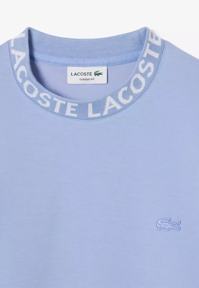 Jacquard Branded Jersey Sweatshirt