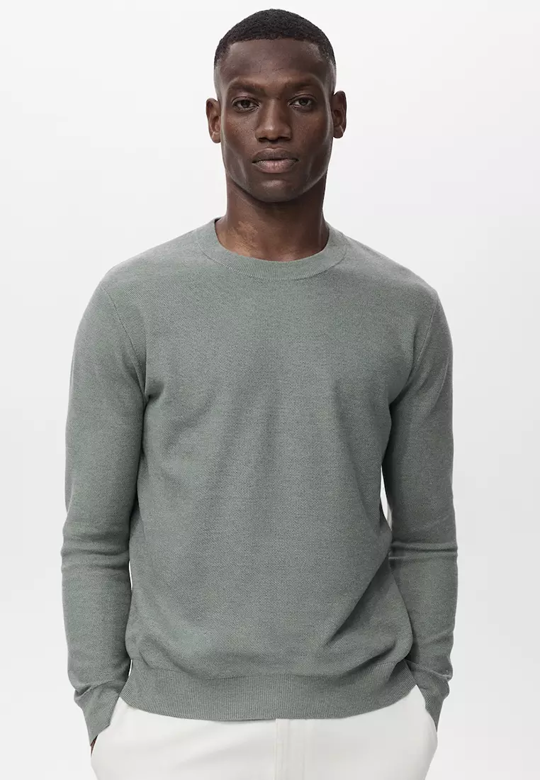 Microstructured Knitted Sweater