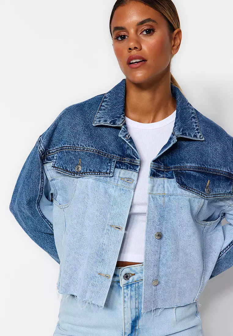 Coloured denim sale jackets womens