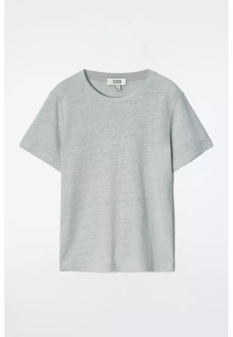 CREW-NECK LINEN T-SHIRT