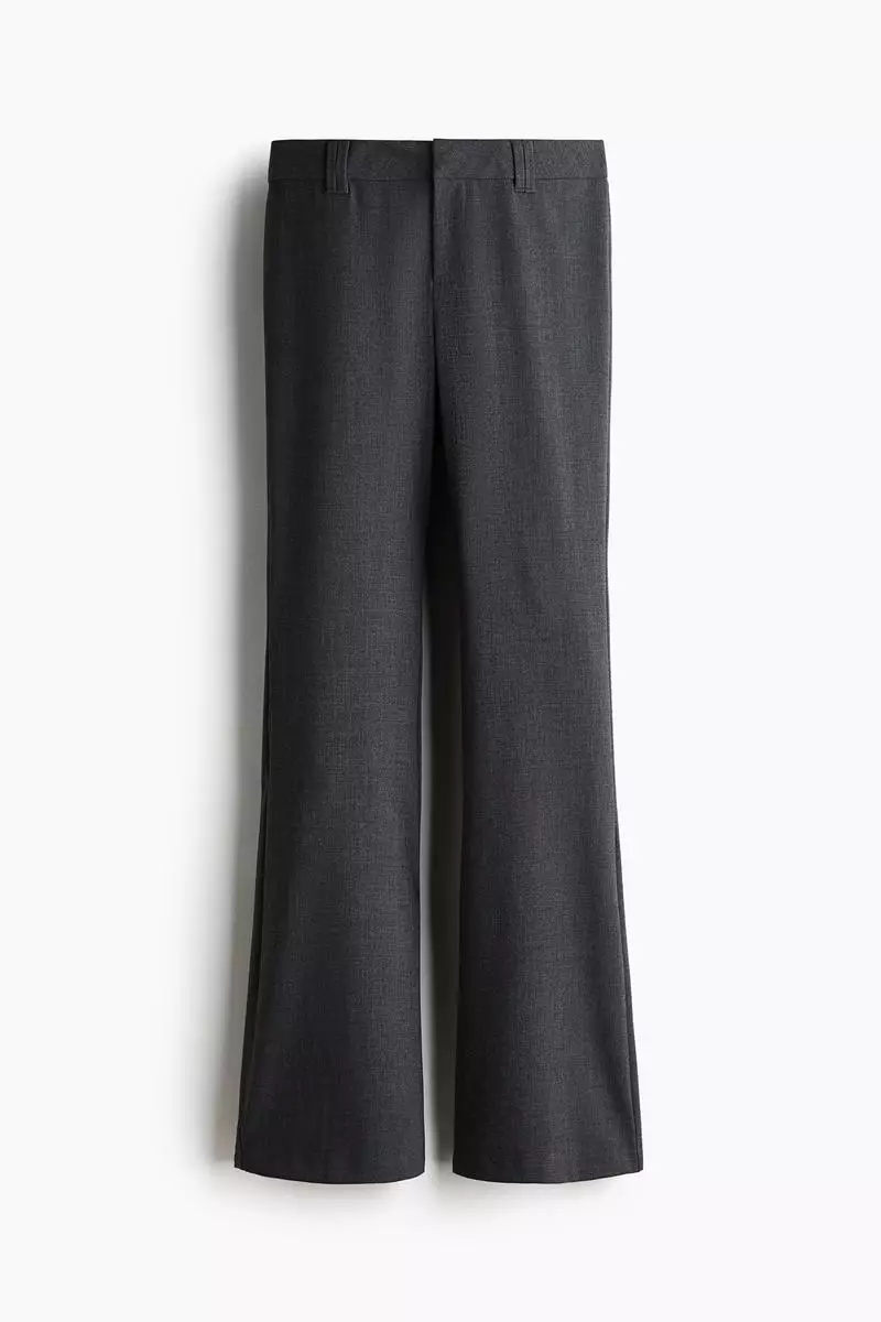 Flared tailored trousers