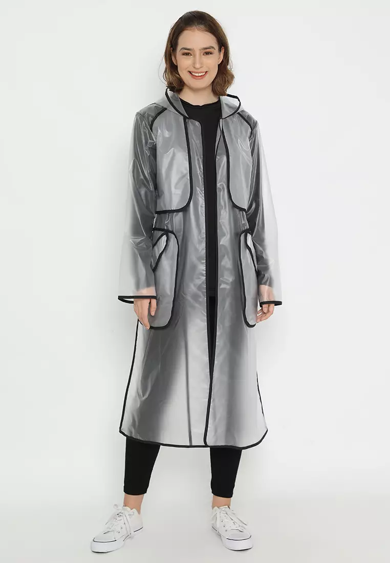 Quinnsha Rain Coat Black