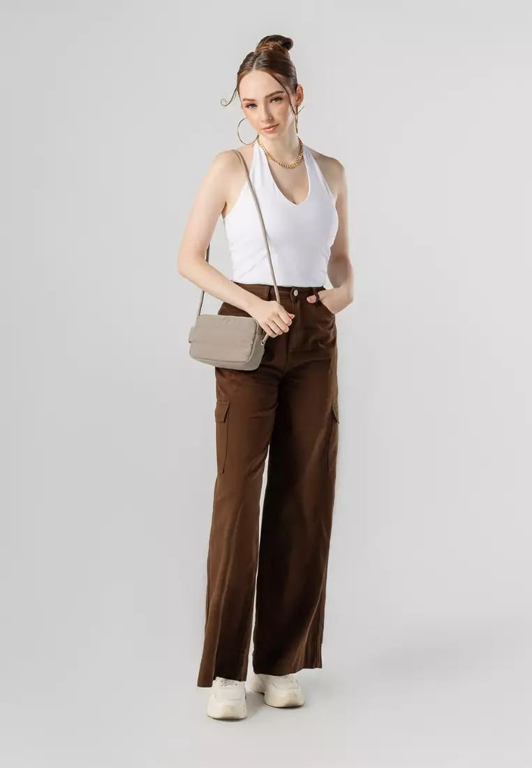 Poofah Crossbody Bag - Mocha