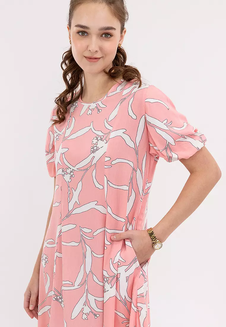 Althea Bubble Sleeve Dress