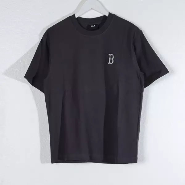 Kaos MLB B STARRY BACK OUTLINE GRADIENT CHARCOAL GREY TSHIRT  100% ORIGINAL