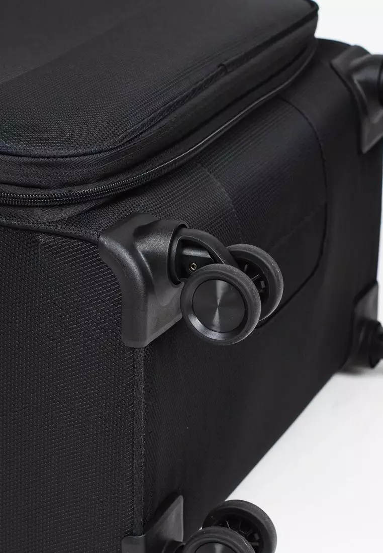 Crossing RECO Recycled Lightweight Soft Case Large Luggage T30 - Black