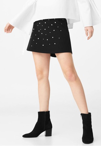 Pearl Applique Skirt