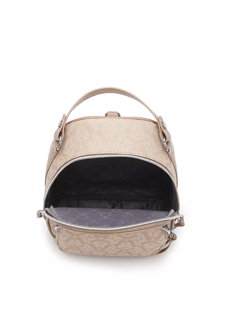 Women's Mini Backpack - Beige