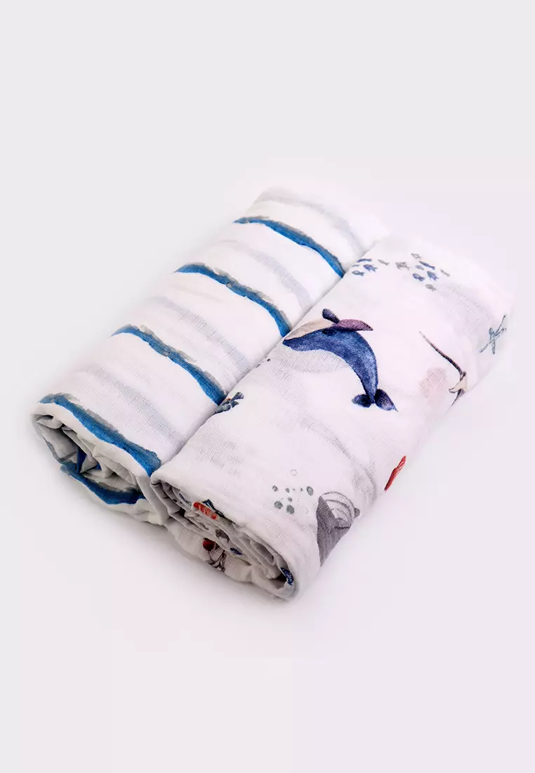 Organic muslin hot sale swaddle blankets