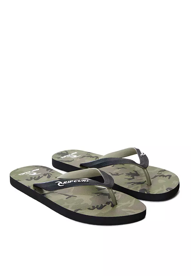 Rip Curl Camouflage Open Toe Thong Flip Flops ZALORA