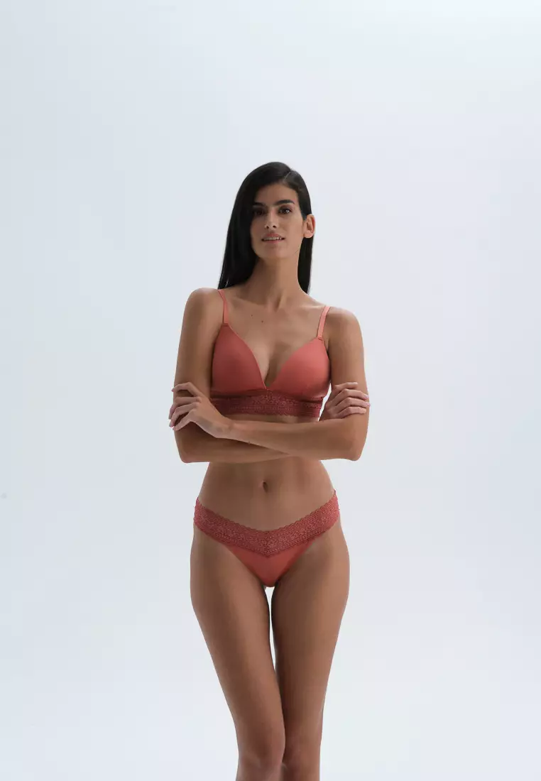 Coral Brazillian Slip, Normal Fit, Underwear for Women