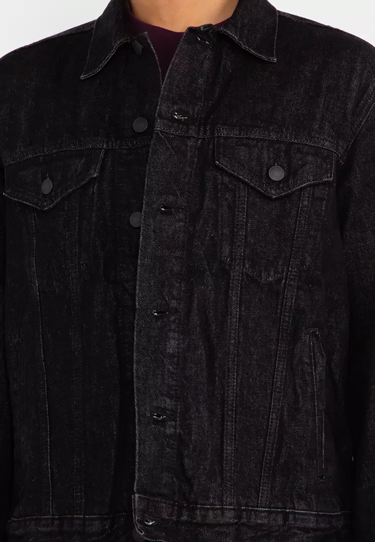 Gap dark new arrivals denim jacket
