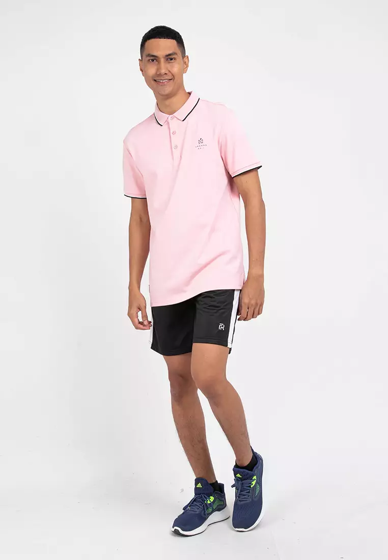 Forest Premium Weight Cotton Polo Tee 220gsm Interlock Knitted Polo T Shirt | 23761-54Pink