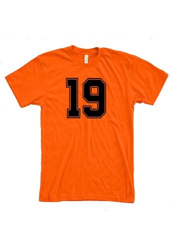 MRL Prints orange Number Shirt 19 T-Shirt Customized Jersey 8158EAA0EACD93GS_1