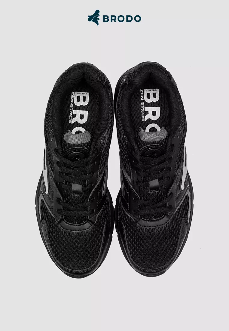 BRODO - Sneakers Ace Neptune Charcoal Silver BS