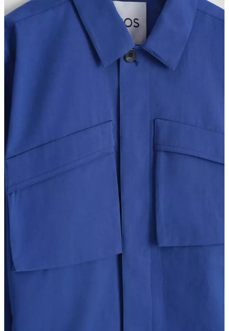 UTILITY COTTON-TWILL OVERSHIRT
