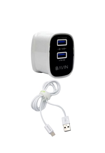 Buy Bavin Dual Usb Port Charger With Free Usb Cable For Ipads White 2020 Online Zalora Philippines