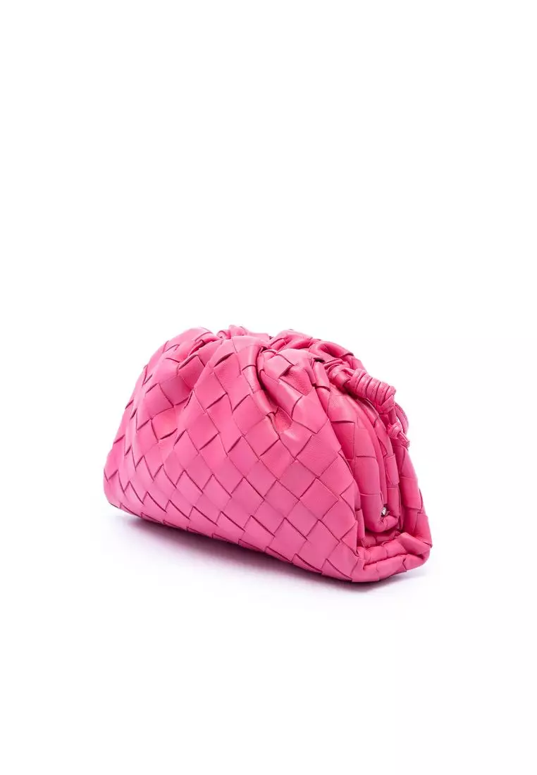 Pre-Loved Bottega Veneta Nappa Intrecciato The Mini Pouch Crossbody