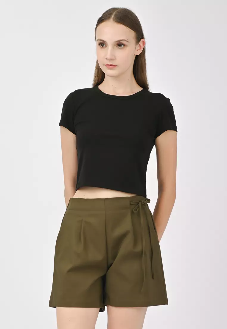 休闲裁剪短裤