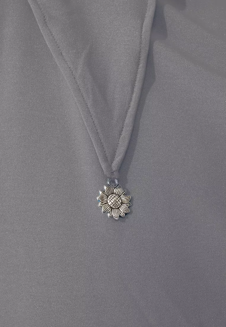 HIJAB INSTAN ZYANA - DARK GREY