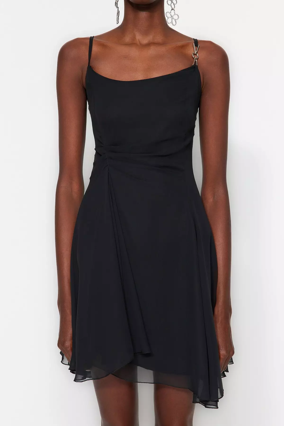 Slim Strap Mini Dress