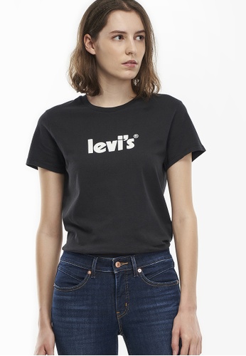 Levi's black Levi's® Women's Logo Perfect T-Shirt 17369-1756 77B09AA1DEEF17GS_1