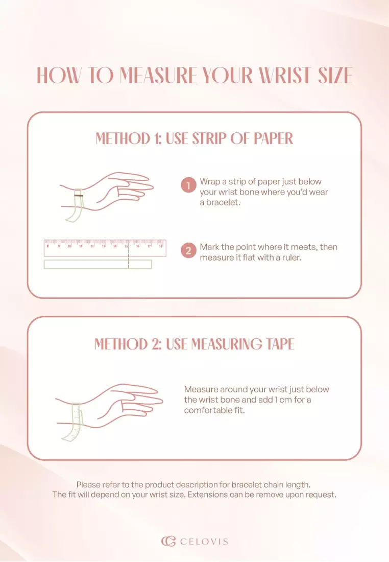 「堅不可摧的你」珍珠手鏈（玫瑰金）