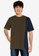 ZALORA BASICS multi Quarter Contrast T-Shirt D1048AA04D7579GS_1