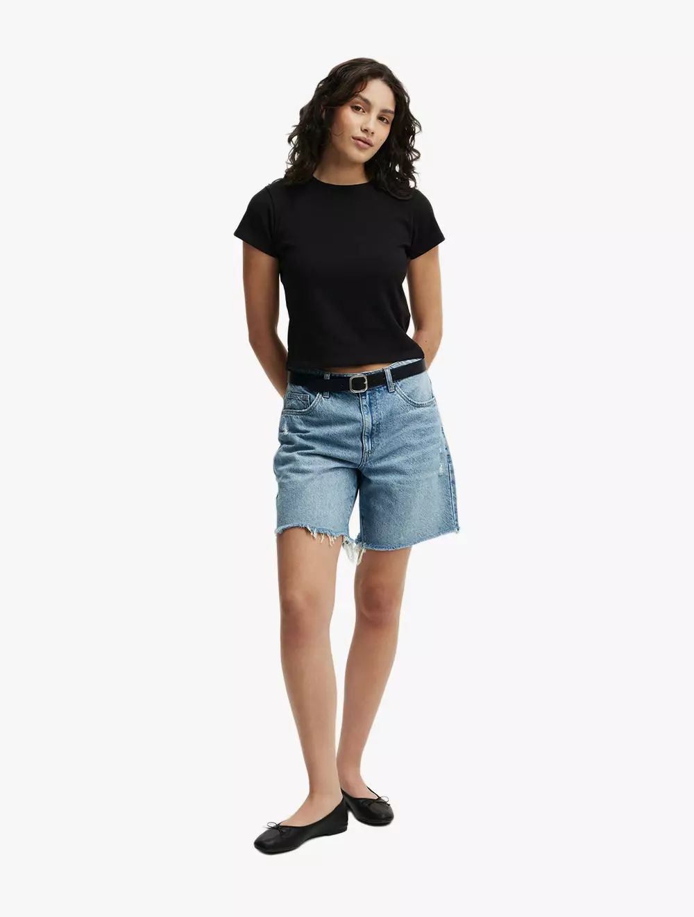 Cotton On -  Pakaian Wanita  - 90S Baby Tee - Black