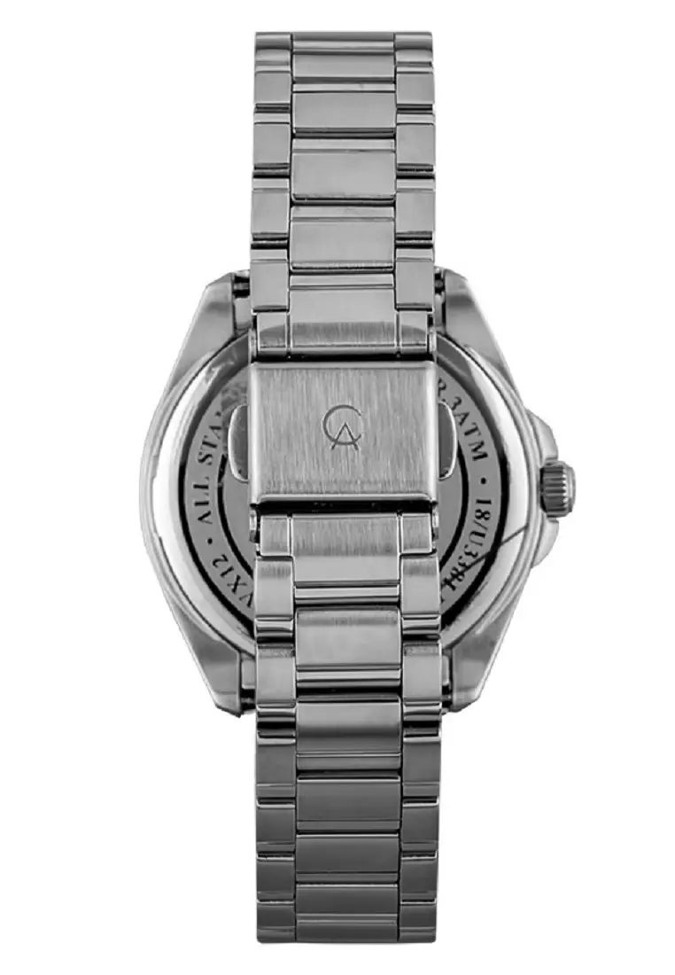 Alexandre Christie Jam Tangan Wanita Silver Tali Stainless Steel  8596 LDBSSBA