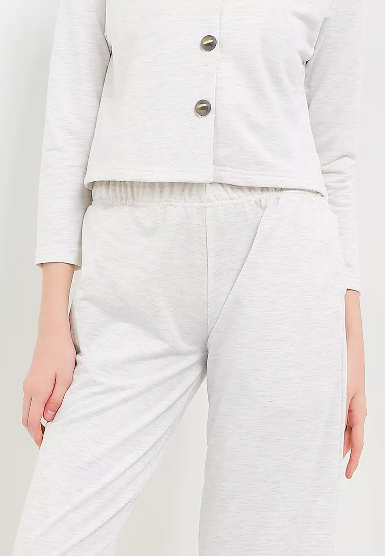 Atasan Bawahan Set Lengan Panjang Celana Panjang