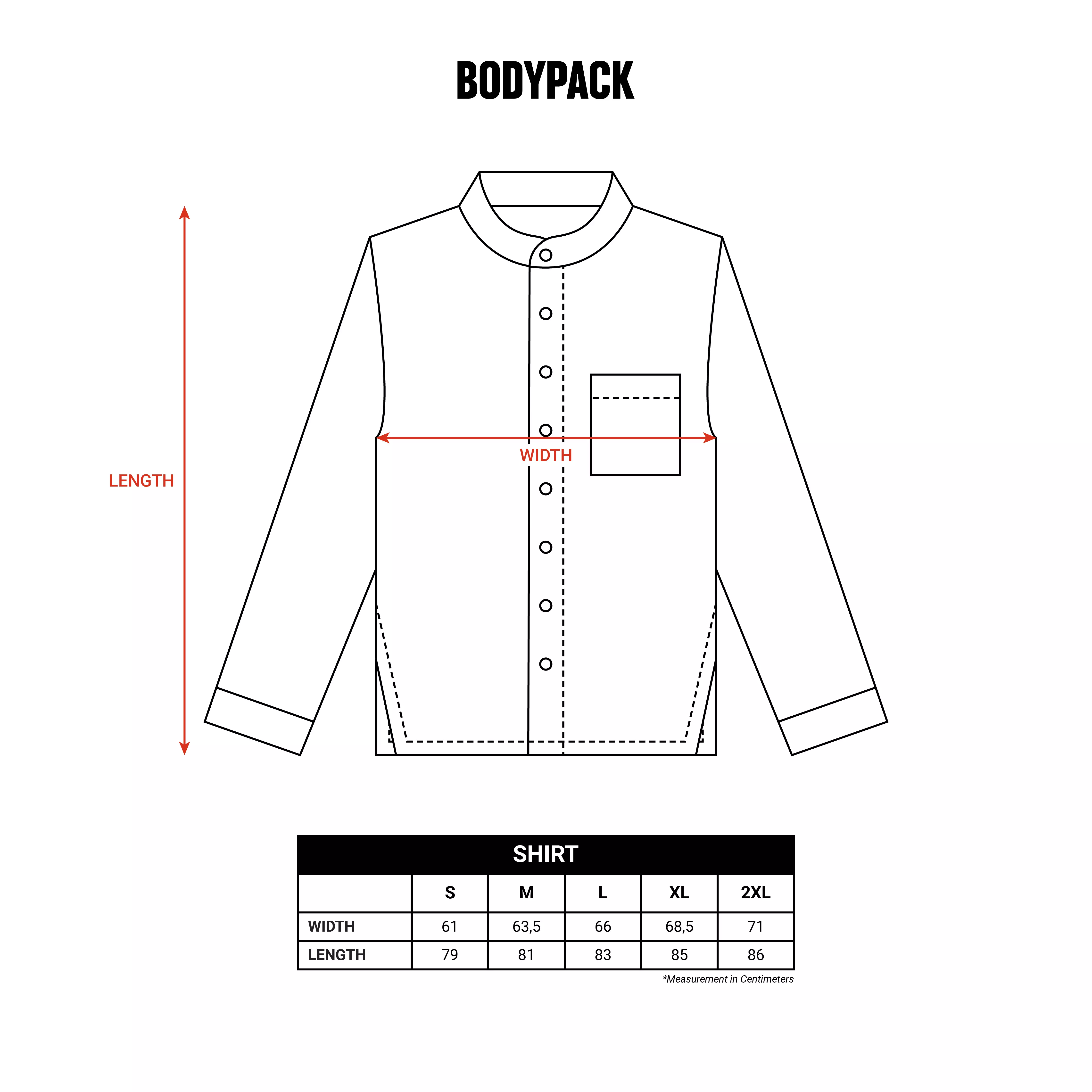 Bodypack Kremlin Long Sleeves Oversized Shirt - Navy