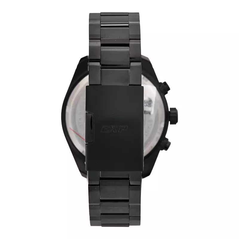 Jam Tangan Pria Expedition Chronograph E 6839 MC BIGGN Men Green Dial Black Stainless Steel Strap