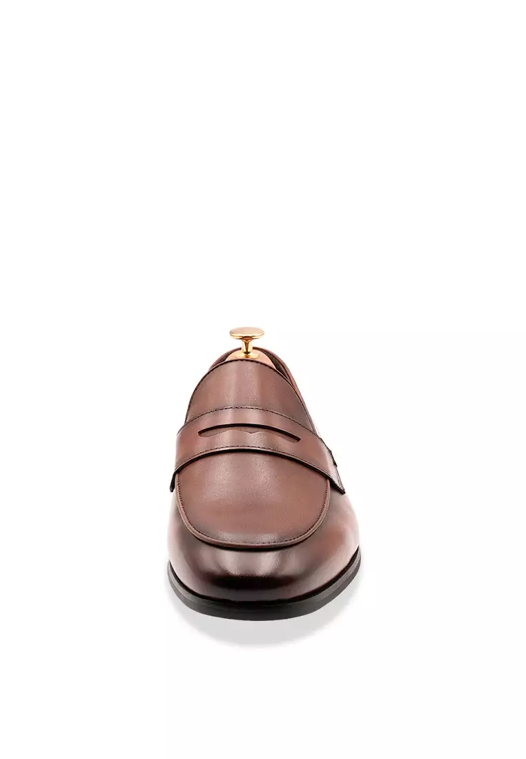 Olavarria Chestnut Blake Stitch Penny Loafer