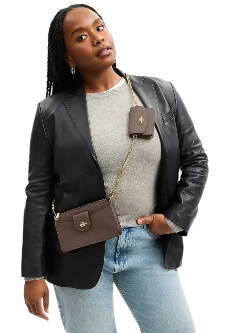 Poppy Crossbody Bag - Dark Stone