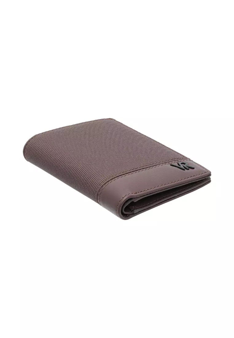 Valentino Rudy Italy Men's Fabric + Leather Card Holder 0468000-610