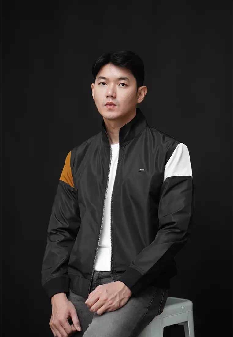 Ryusei Windbreaker Jacket Haruhiko Black - Jaket Parasut