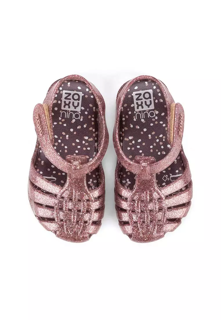 Buy Zaxy Zaxynina Fofura Toddlers Sandals - Pink/Glitter Online ...