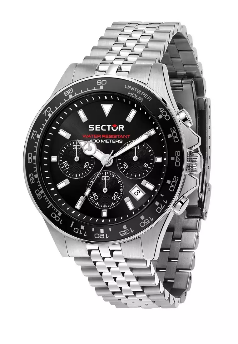 Sector stainless on sale steel chrono quartz