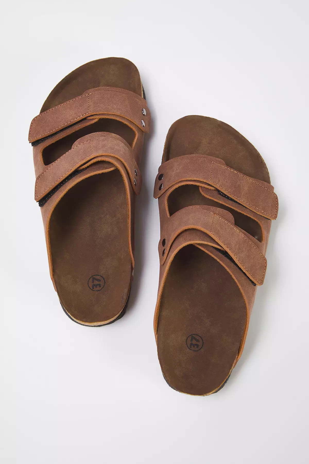 Double Velcro Strappy Sandals