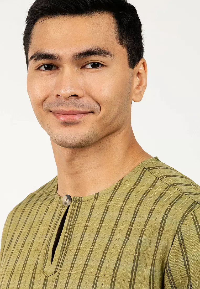 Casual Kurta With Fine Textured Cotton