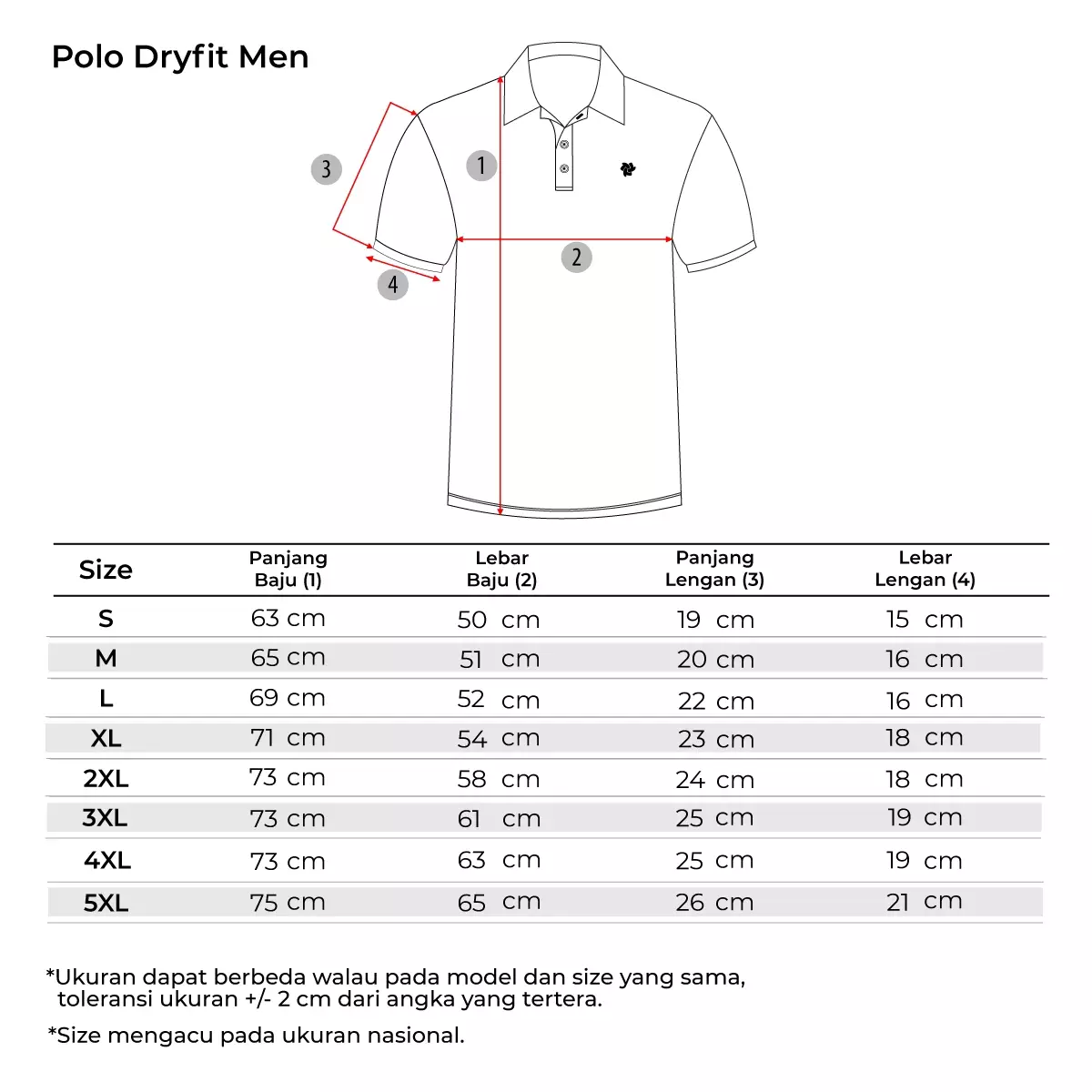 Tiento Pakaian Olahraga Golf Pria Polo Dry Fit Men Grey