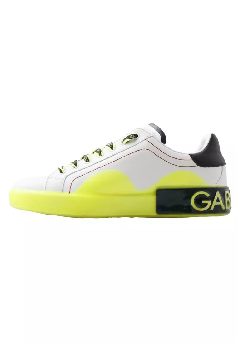 Dolce and gabbana yellow sneakers clearance