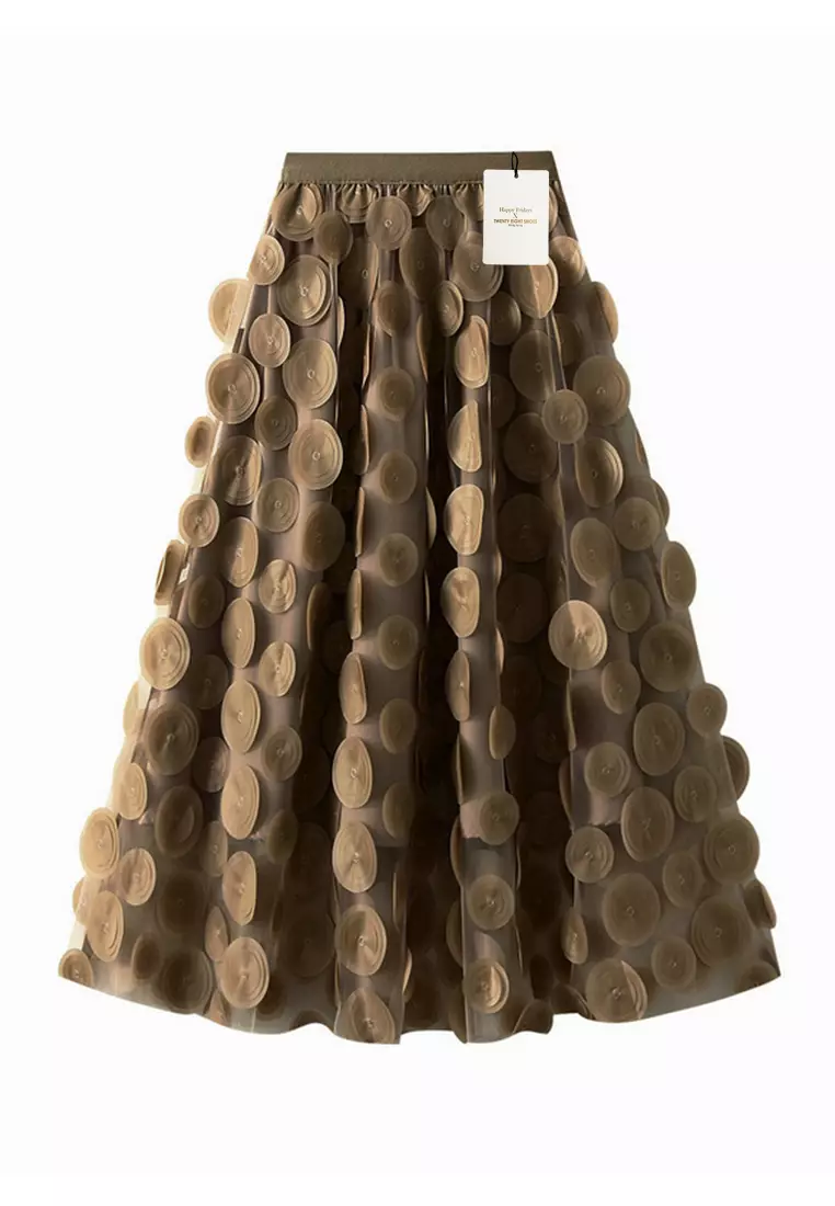 Polka dot 2024 skirt 3d