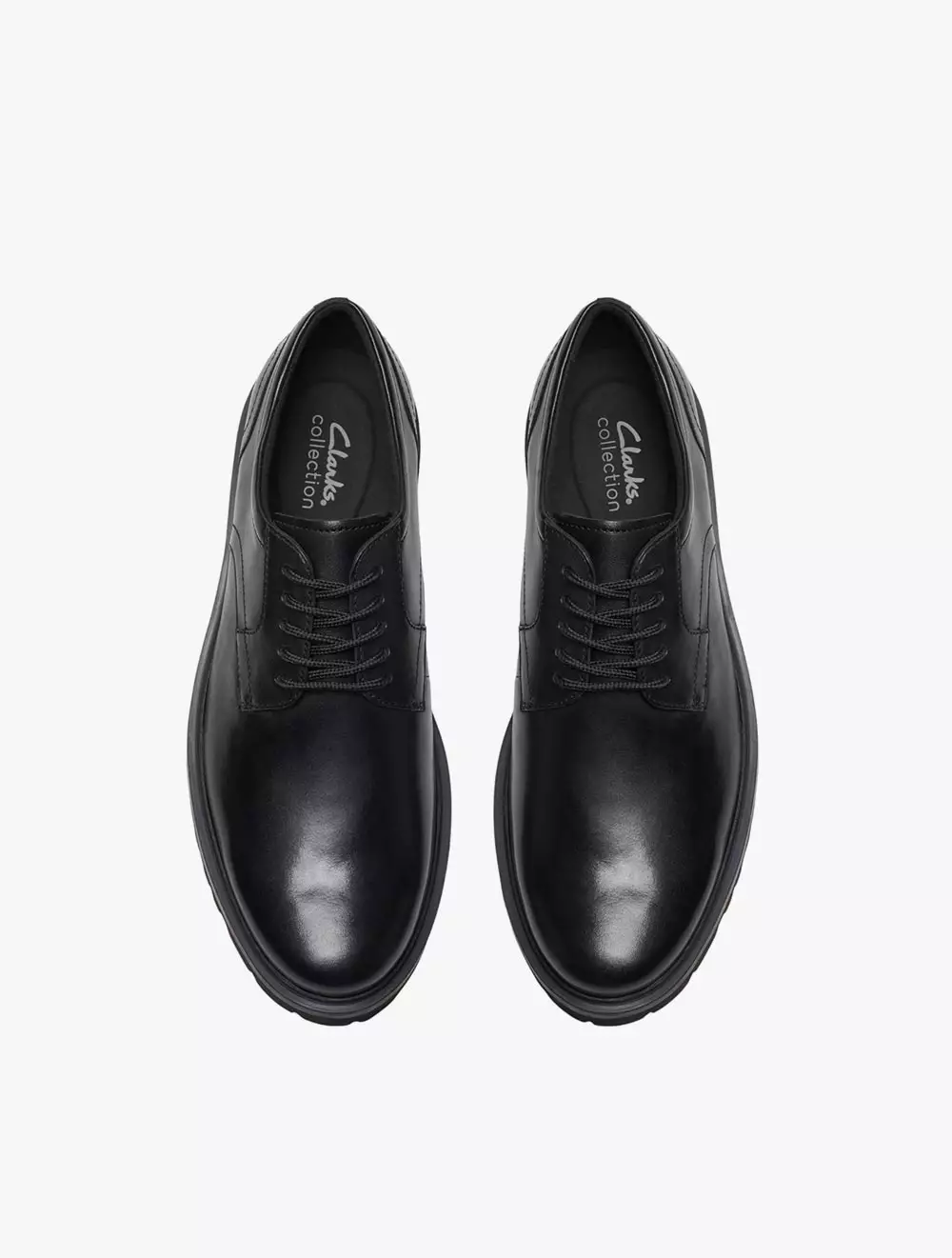 Clarks Berwick Lace Black Leather