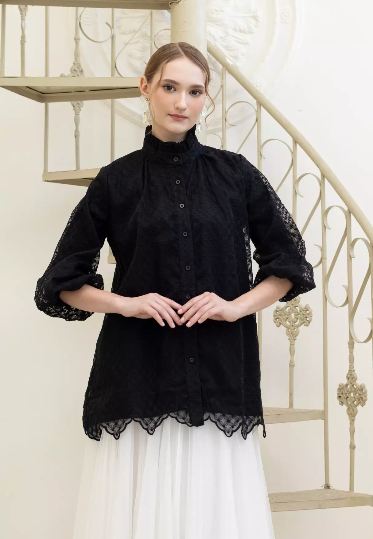 Marielle Blouse - Midnight