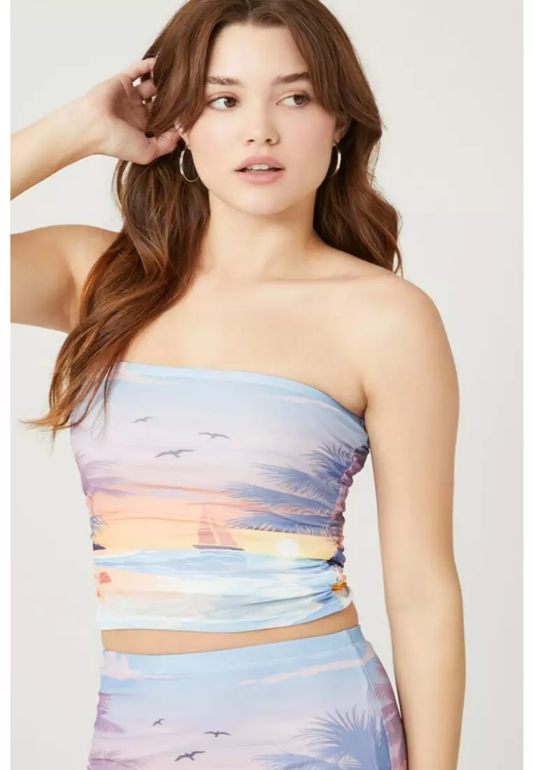 Tube top dress forever 21 shop