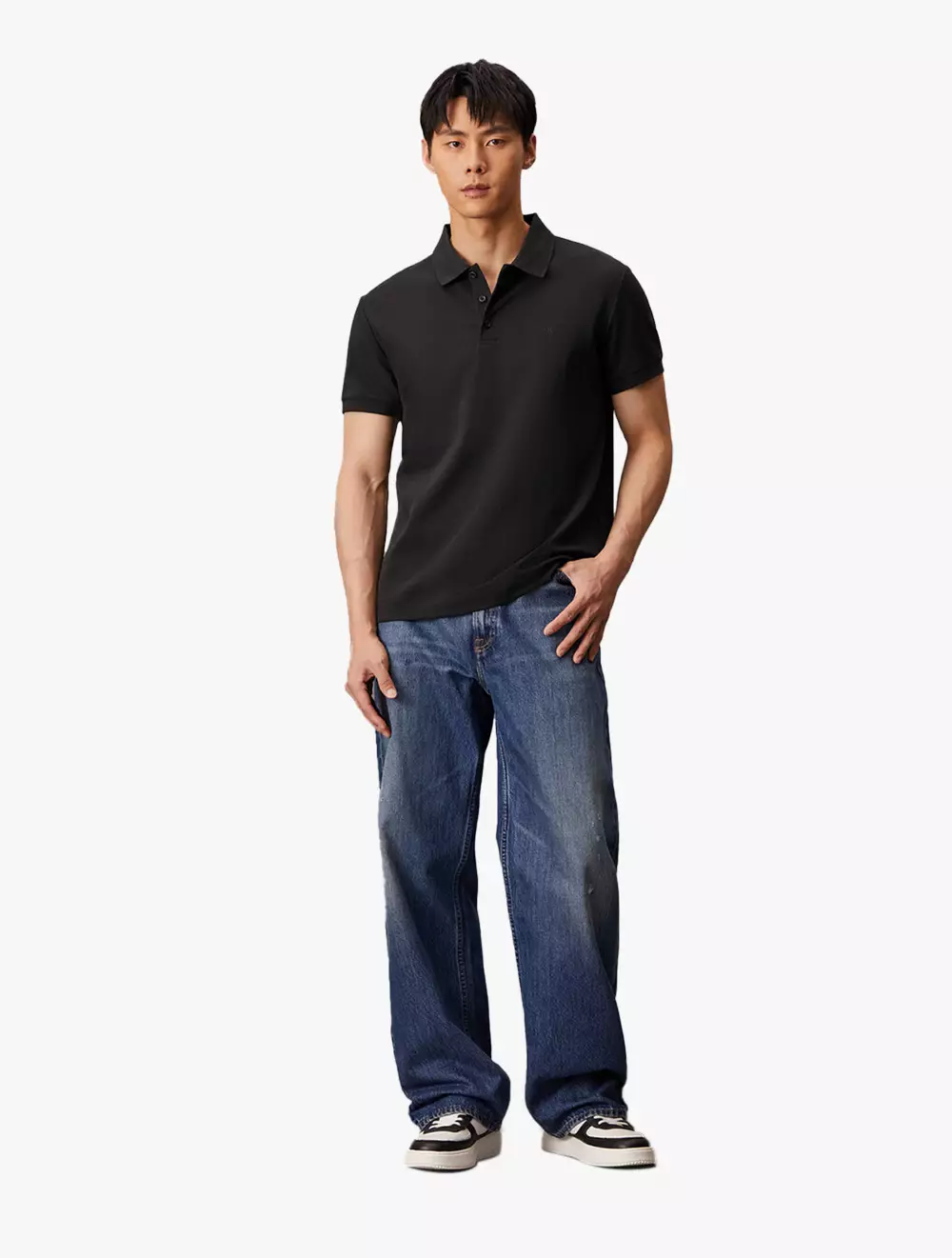 Calvin Klein - Liquid Cotton Polo Shirt