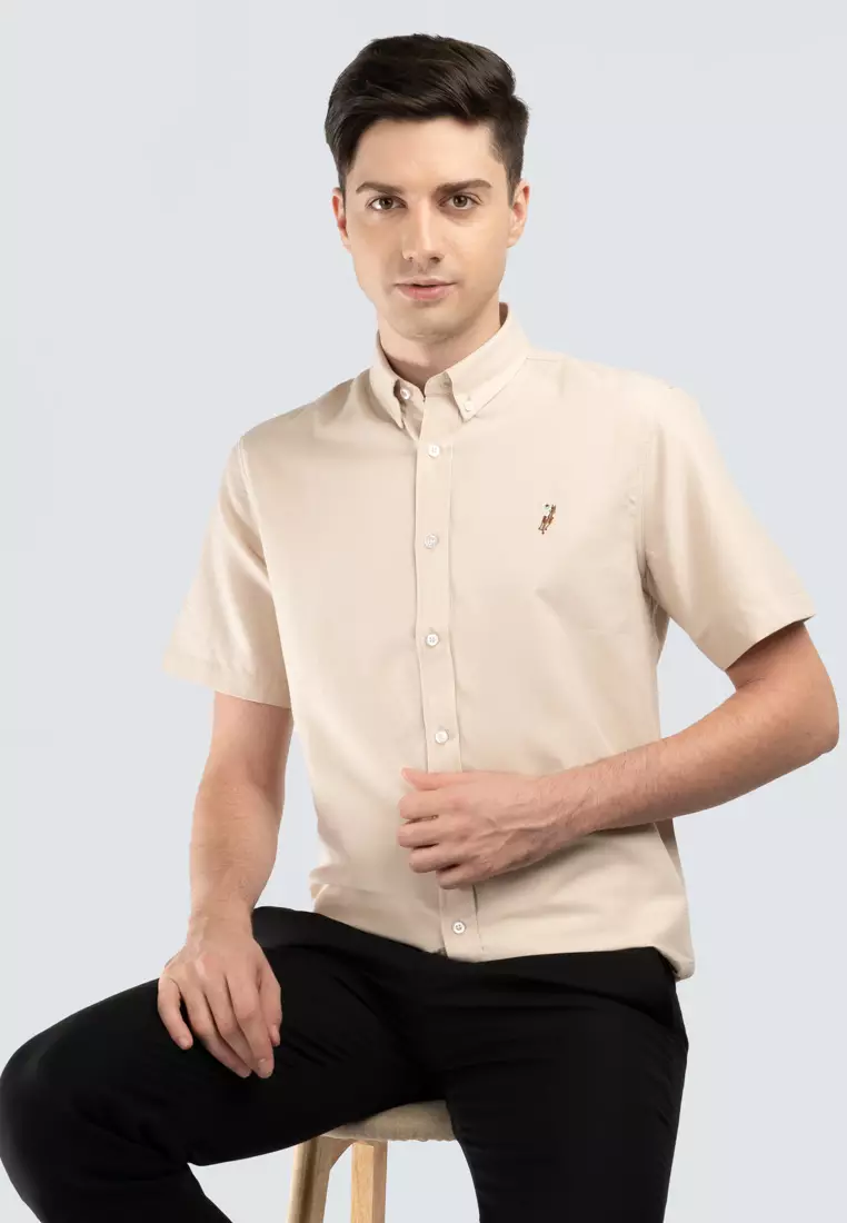 Polo Haus - Men’Cotton Plain Regular Fit Short Sleeve