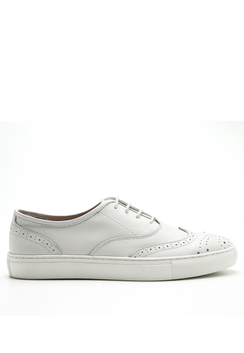 Twenty Eight Shoes white White Cow Leather Sneaker 0074A 9A25CSH23188B0GS_1